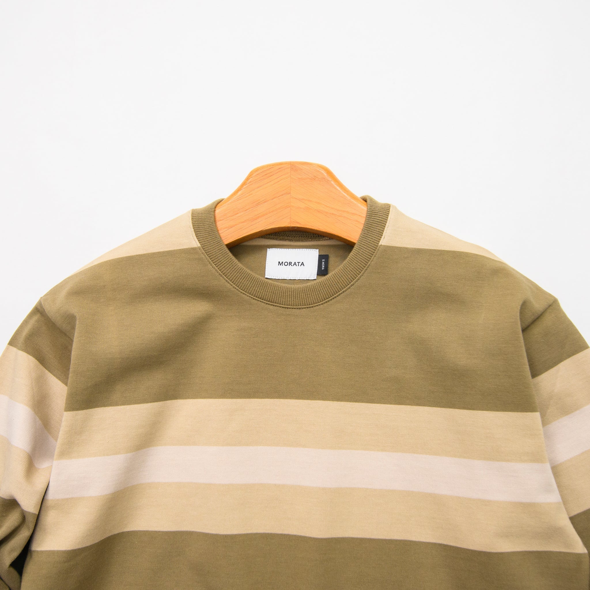 Vintage Stripe Loose Long-sleeve T-shirt.