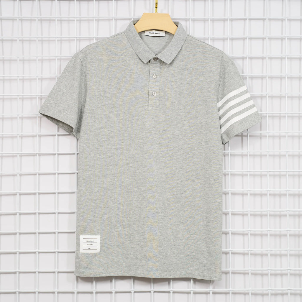 Men Contrast Polo Shirt