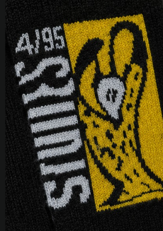Static Yellow| Crew sock view 4