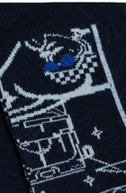 midnight Glitch | Crew Socks thumbnail 4