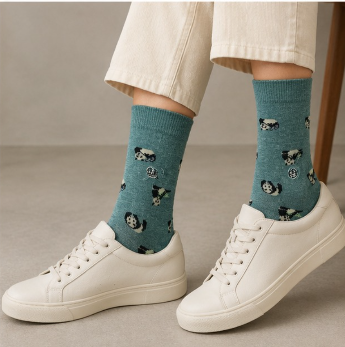 Pande-monium | Crew Socks view 4