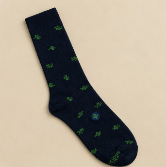 Neon Reef | Crew Socks view 2