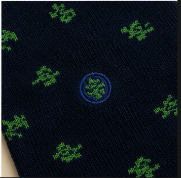 Neon Reef | Crew Socks view 4