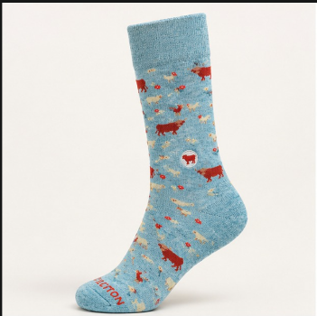 Rooster island | Crew Socks view 1