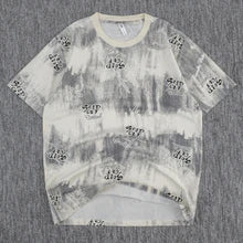 “Sold Out” Abstract Print Oversized T-Shirt
